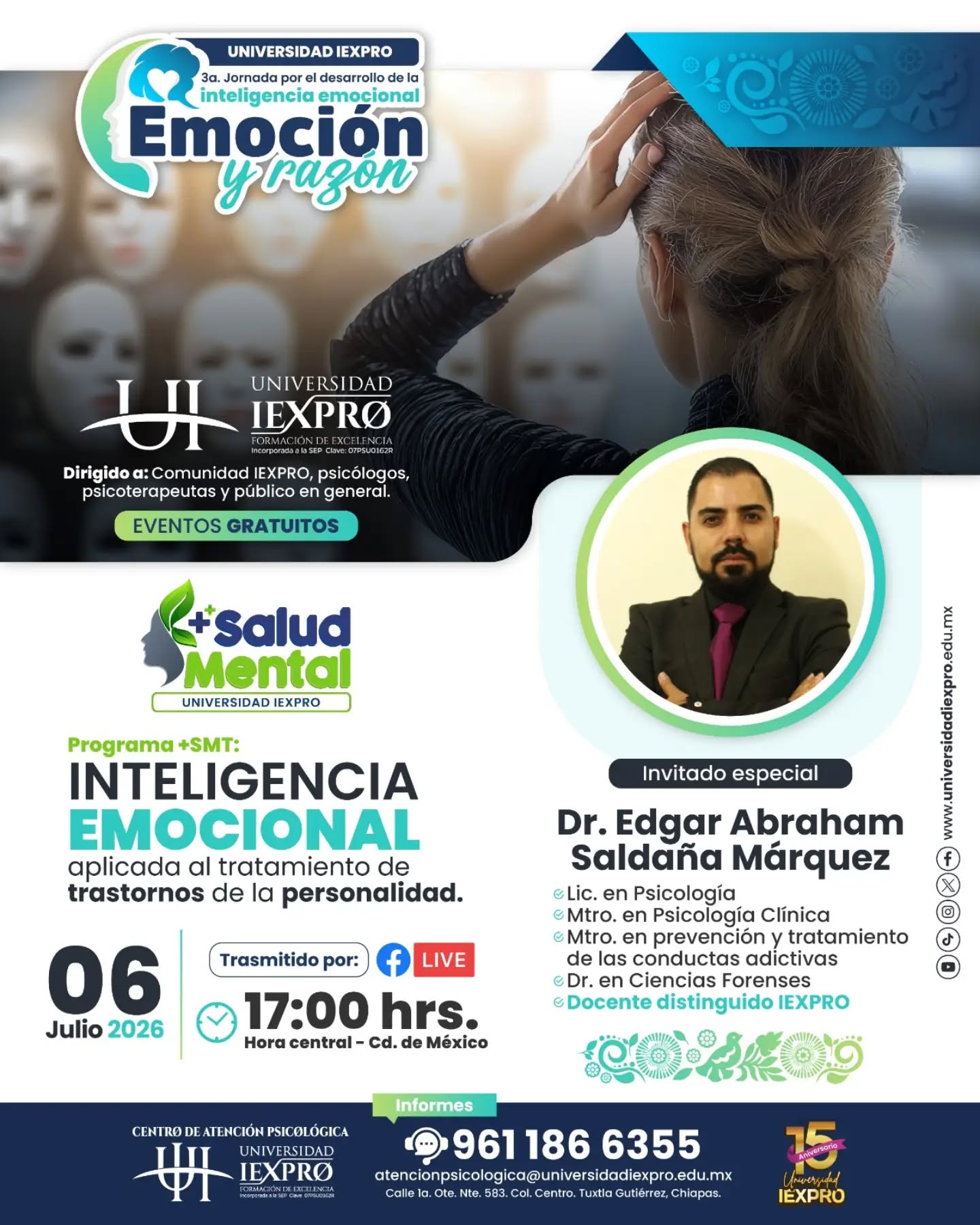 3a. Jornada por el desarrollo de la inteligencia emocional Emoción y razón