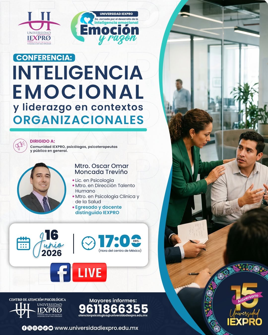 3a. Jornada por el desarrollo de la inteligencia emocional Emoción y razón