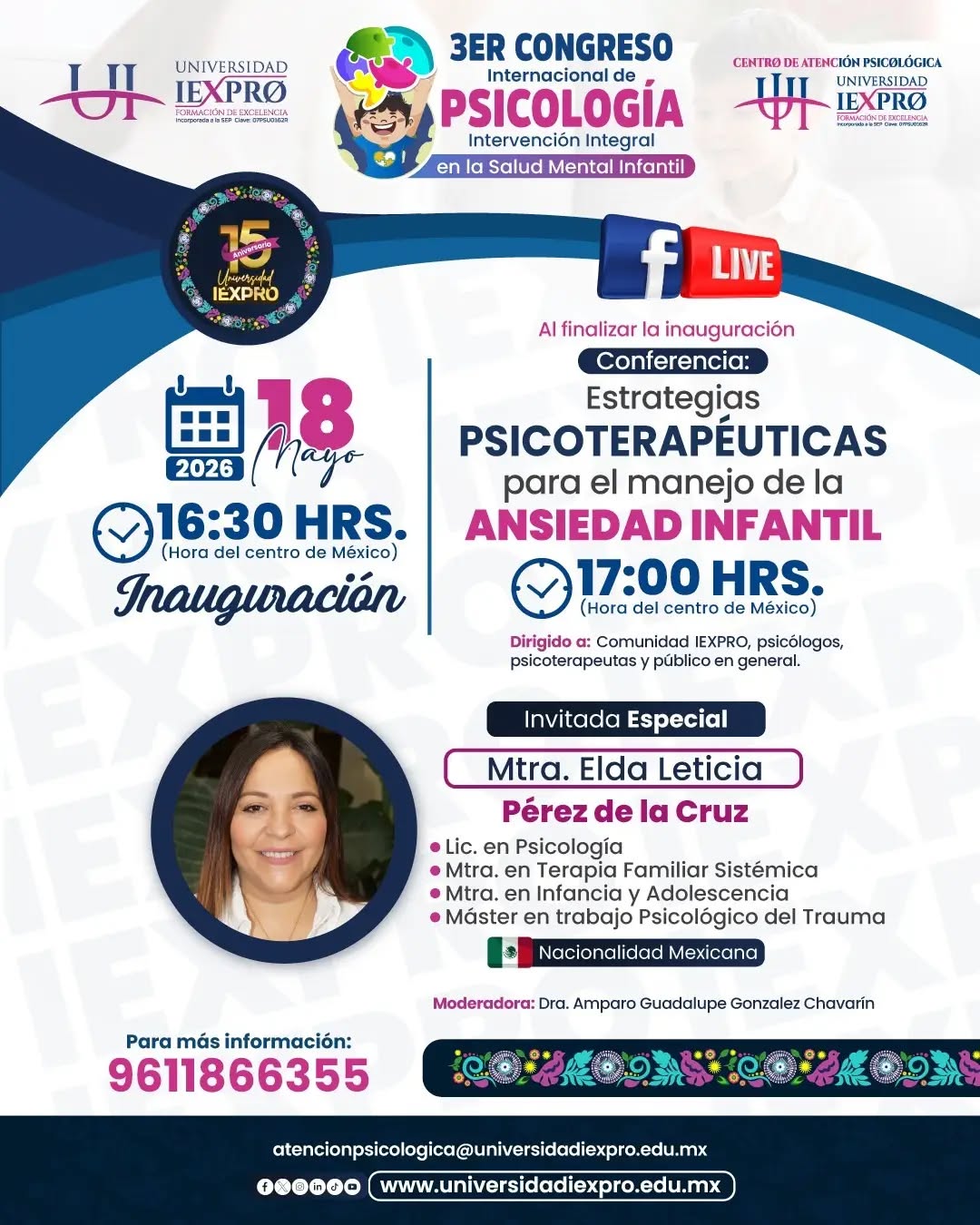 3ER CONGRESO Internacional de PSICOLOGÍA