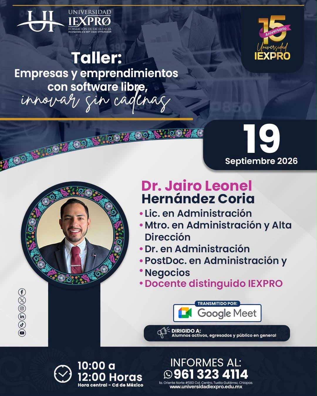 EVENTO GRATUITO