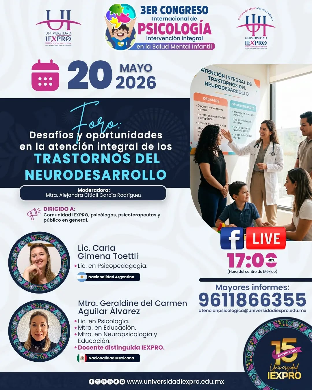 3ER CONGRESO Internacional de PSICOLOGÍA