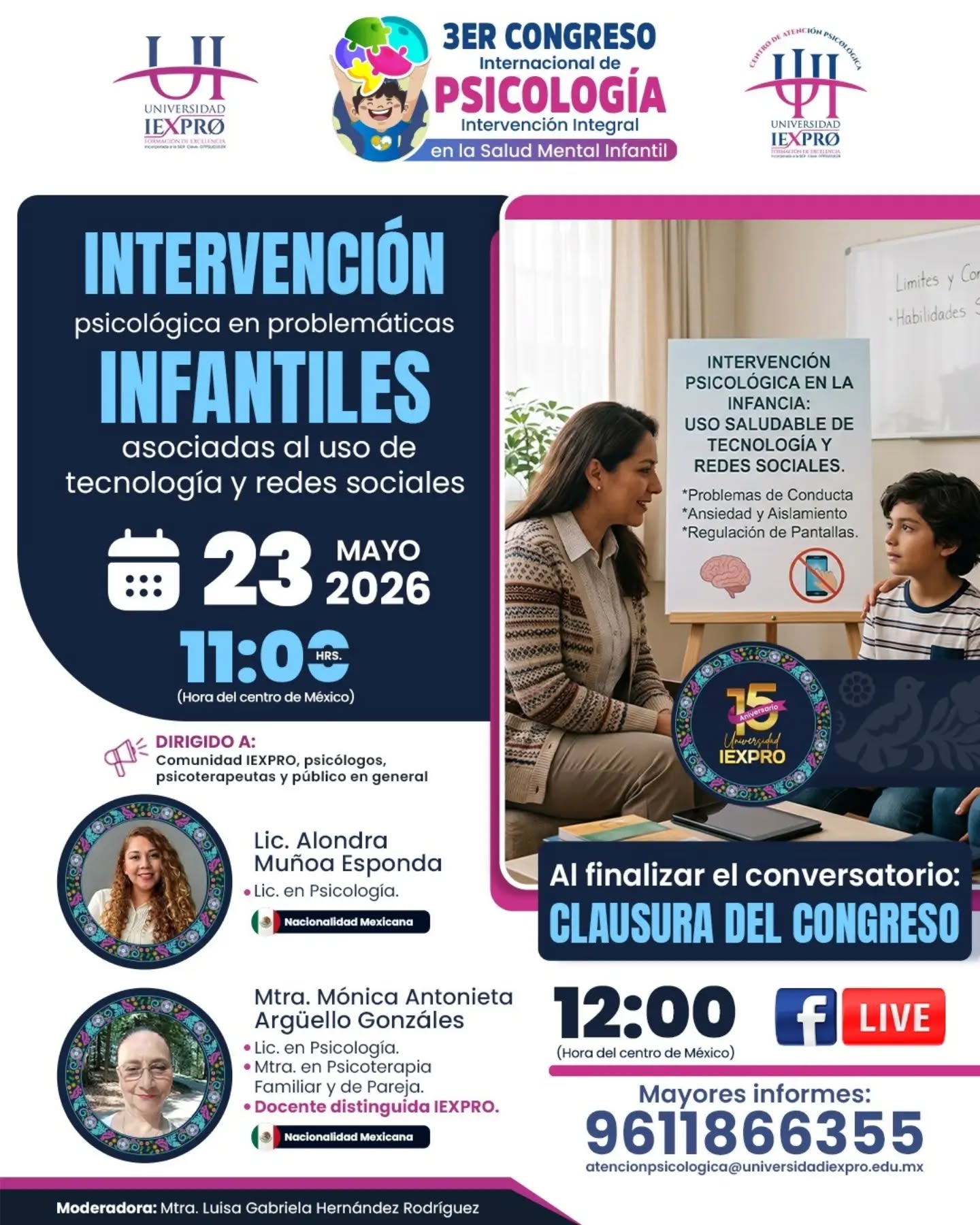 3ER CONGRESO Internacional de PSICOLOGÍA